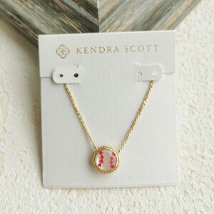 Kendra Scott Pink and Gold Necklace
